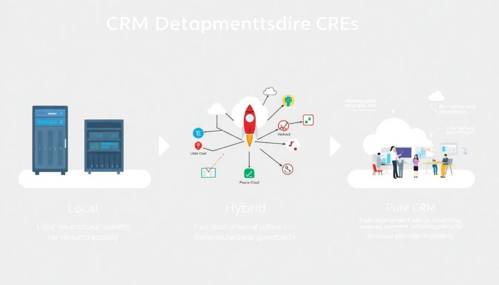 Облачные решения для хранения всех данных клиента в CRM - иллюстрация