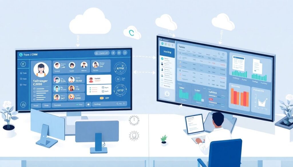 Облачные платформы для масштабирования CRM-процессов - иллюстрация
