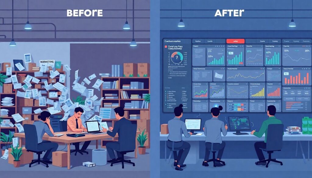 CRM и кросс-функциональные интеграции: маркетинг, продажи, сервис - иллюстрация