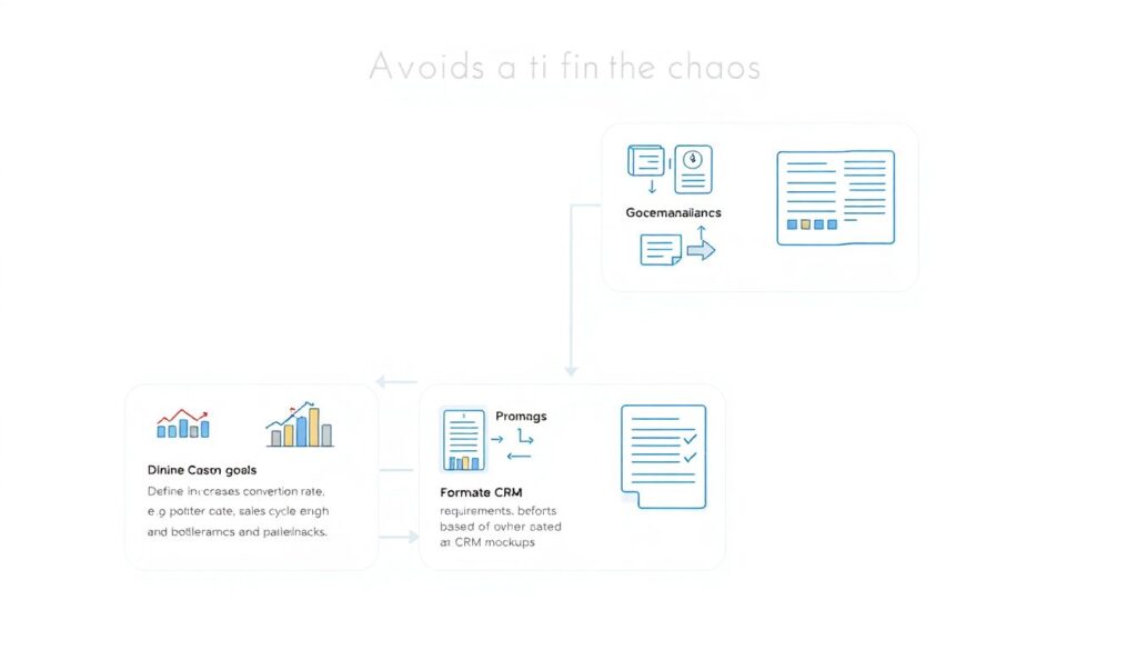 Чек-лист подготовки к внедрению CRM - иллюстрация