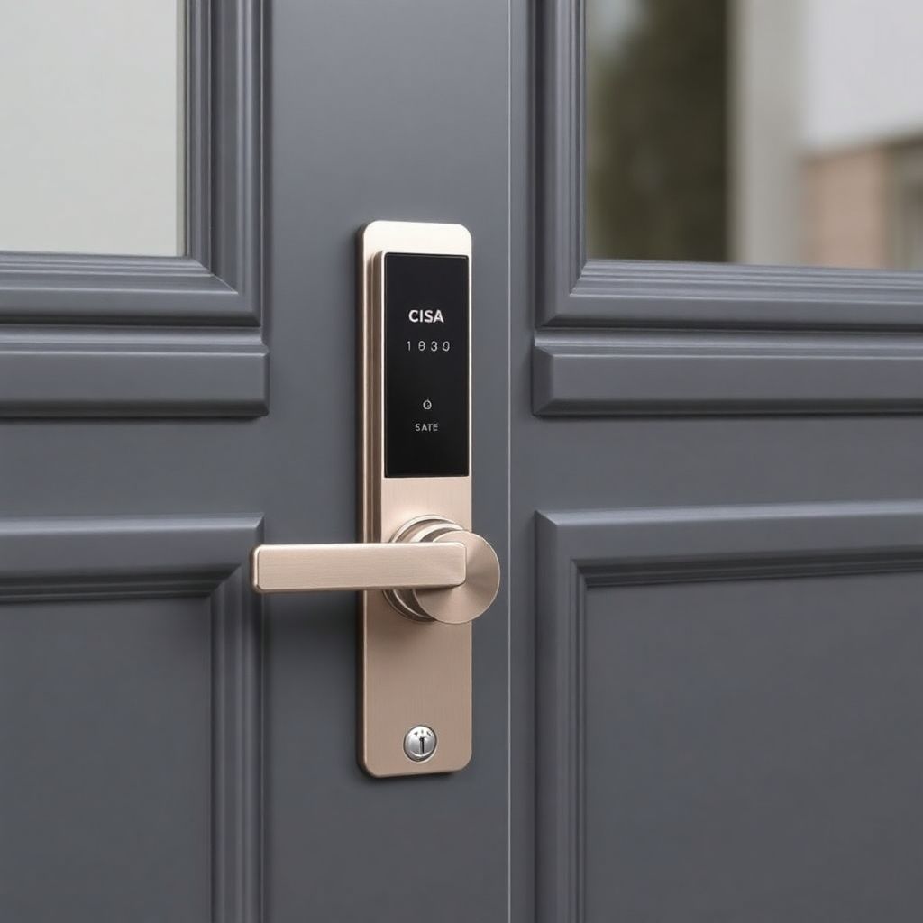 Cisa замок врезной электромеханический для входной двери безопасность с комфортом